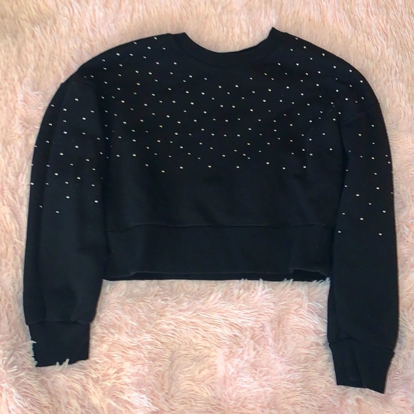 Zara Sweaters - ZARA Studded Black Sweater